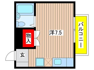 ラフィ－ネ７号館の物件間取画像